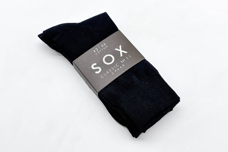 3 Packungen Socken SOX, Gr. 43/46